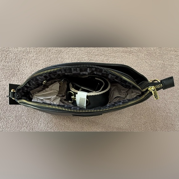 London Fog - Marilyn Dome Crossbody - Black - Picture 5 of 9